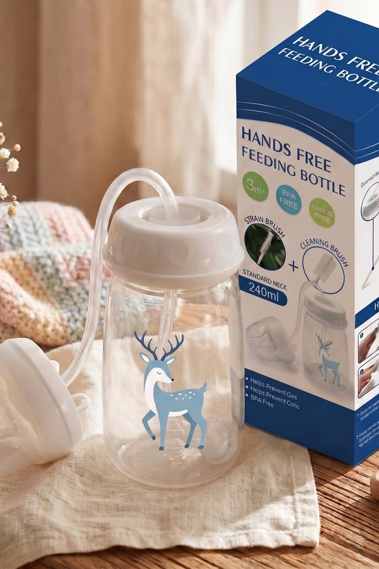 Hands Free Feeding Bottle