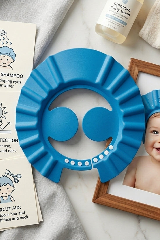 Baby Bathing Cap-Protect Eye & Ear